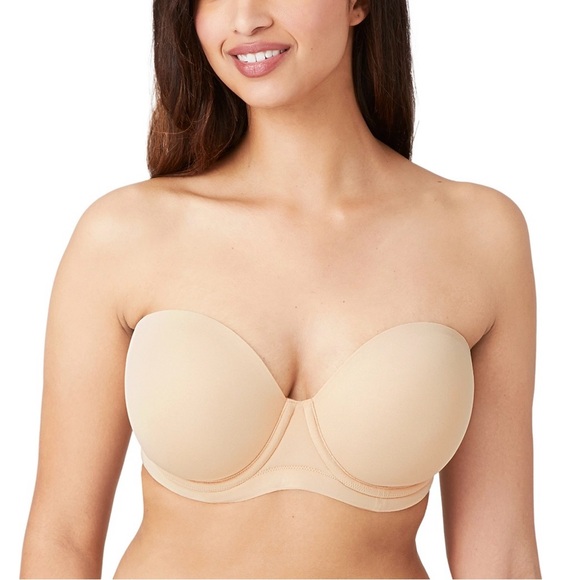 Wacoal Red Carpet strapless Bra, color sand, 42DDD - Picture 1 of 4